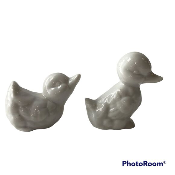 1960s Sculpture OMC Otagiri Mercantile Company White Duckling Vintage Japan Made - Picture 8 of 12
